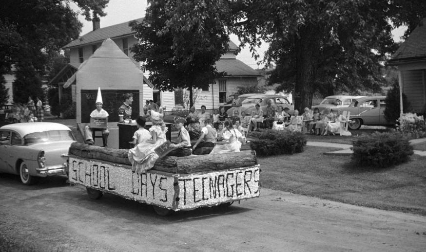 Kinmundy Centennial Parade - 1957