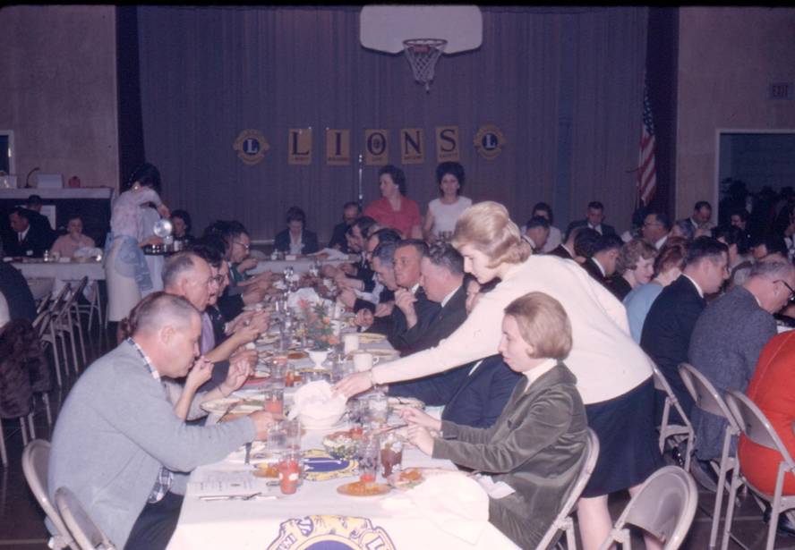 Lions Supper, Alma School, Alma, Illinois