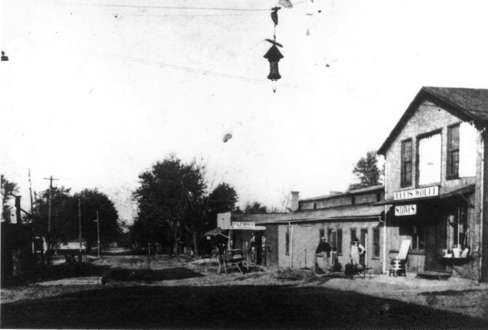 Kinmundy Illinois street scene