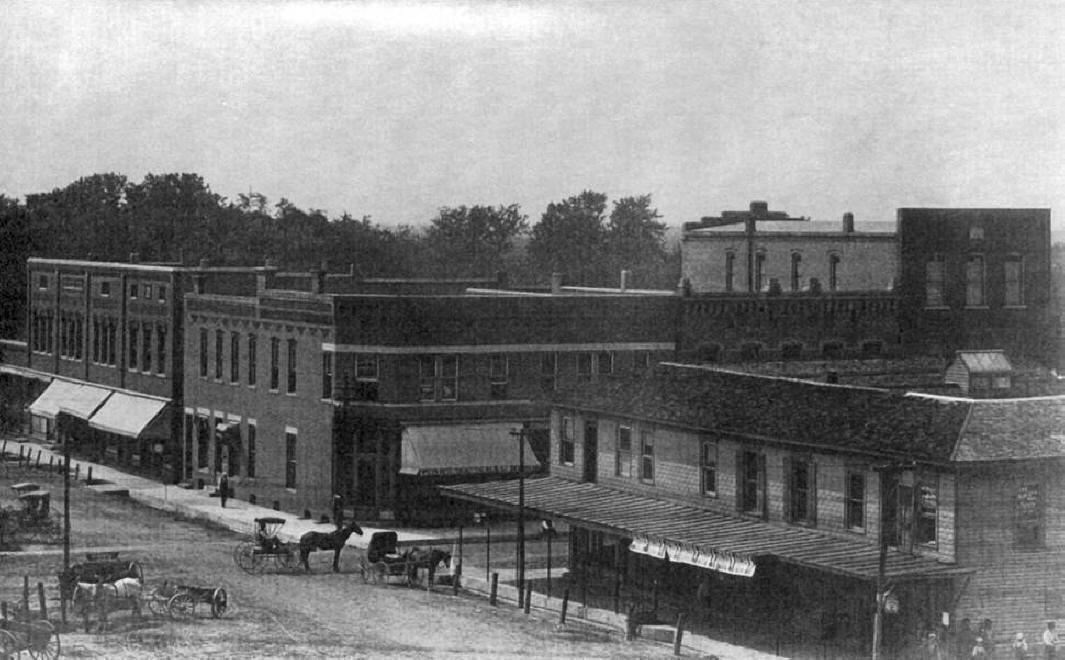 Business District Kinmundy Illinois